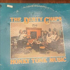 The Dusty Chaps Honky Tonk Music Vinyl Record - Blue